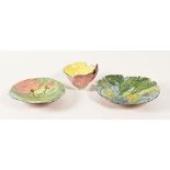 Claudia Clare (British born 1962), a teacup saucer and plate "The Virgin and The Hoar" from The