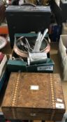 An Italian manual typewriter with Querty keyboard by Everest, model 90,
