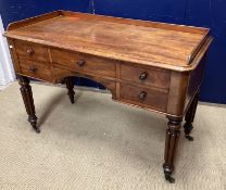 A Victorian mahogany dressing table,