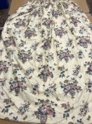 A pair of glazed cotton 