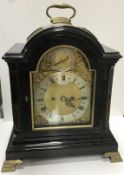 A 19th Century ebonised and brass cased