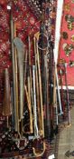 A collection of various thumbsticks, wal