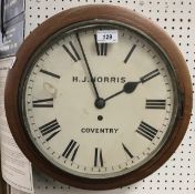 A 19th Century mahogany cased wall dial/