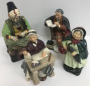 A collection of four Royal Doulton figurines including 