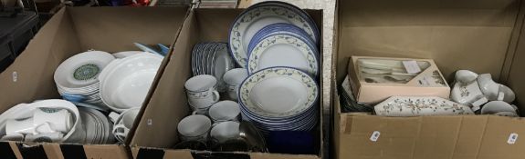 A box containing a J G Meakin Studio part dinner service, including tureens, etc.