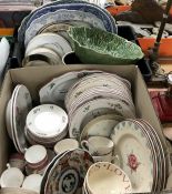 A Lunéville part dinner service, various Emma Bridgwater china,