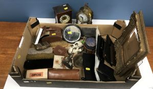 A 19th Century walnut cased mantel clock,