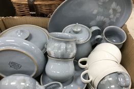 A box containing Denby 