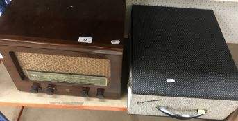 A mid 20th Century mahogany cased Phillips 532A radiogram, 38.7 cm wide x 31 cm deep x 33.