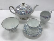 Four boxes of various china wares to include Royal Crown Derby 