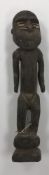 A Middle Sepik figure, carved wood with