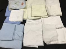 A small collection of bed linen