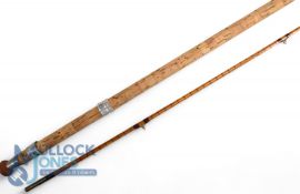 B James & Son London Richard Walker Mk IV cane carp/pike rod - 10ft 2pc, 28