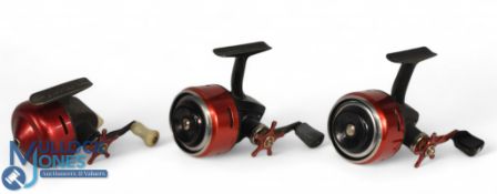 3 Closed Face ABU Fishing Reels two 505 examples together with a ABU Matic 60 all with star drag and
