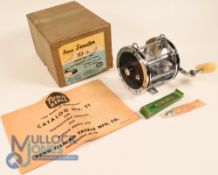 Penn Senator 4/0, 113 Sea Fishing reel, made in USA, star drag, free spool, on/off check, little