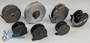 7x Various reels featuring C Farlow & Co London, 2.5