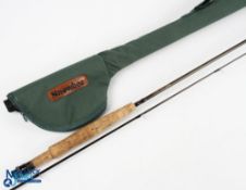 Airflo Classic Hi-Modulus carbon trout fly rod 9ft 2pc line 6/7#, alloy uplocking reel set, lined