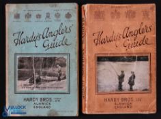 1932 Hardy's Angler's Guide catalogue - stepped edge 54th edition - with original cloth wrappers -
