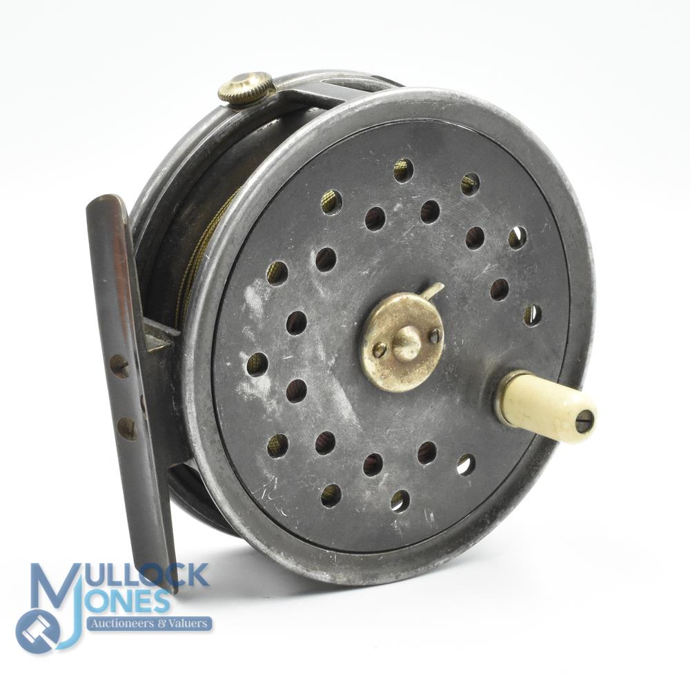 Farlow & Son Ltd, London SW1 "The Super Grenaby" alloy sea trout/light salmon fly reel, 3 7/8"