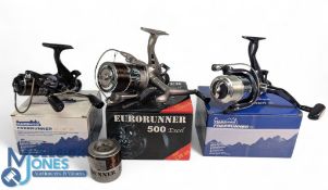 Hardwear Freerunner LW50 reel multi disc drag system, long cast spool, freerunner deluxe 30,