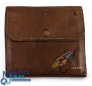 Jock Scott Leather Leader Wallet, with some contents