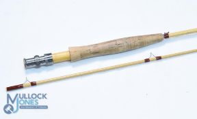 Shakespeare Purist solid glass trout fly rod 1775-270, 2.7m 2pc line 6/7#, alloy uplocking reel seat