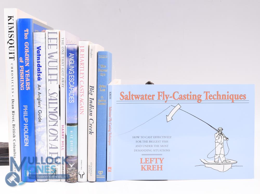 4x Salmon Game Fishing Books - game fishing methods and memories C W K Mundle 1978 - signed copy,