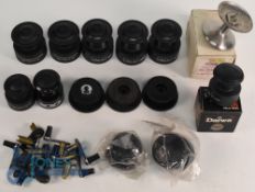 Collection of spare spools, as listed: Penn No 29M-60 for 60, 85, 111, 285 reels. Daiwa Float