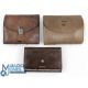 Three Leather Fishing Wallets, for Flies, Leaders, Cast, Lines, the fly wallet has 2 aluminium - Image 2 of 2