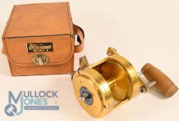 Rare Gladiator Mini Big Game Tournament fishing reel, made in Italy, 3 1/4