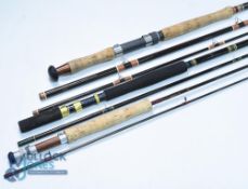 Saville Mistral 9' 2-piece carbon fly rod, line #5/6/7, lined guides, good, in MOB, a Daiwa 10' 2-