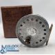 Hardy Bros "The St George" alloy trout fly reel RHW 3 3/8" ventilated spool, 3 screw latch, milled - Image 1 of 2