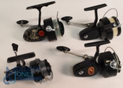 A collection of Mitchell fixed spool reels, as follows: 316 - good bail, alloy arm with ‘T' handle