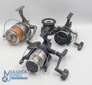 Leeda Piranha 7500 carp/sea fixed spool reel with spare spool, large ‘T' composite handle, spool