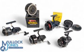 Selection of Mitchell Fishing Spinning Reels, to include Garcia 410 high speed LHW, 406 LHW, 300