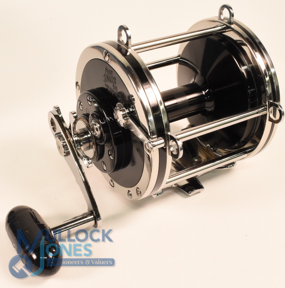 Penn Senator 9/0 Big Game fishing reel, model 115, made in USA, 4.6" diameter, star drag, free - Image 2 of 2