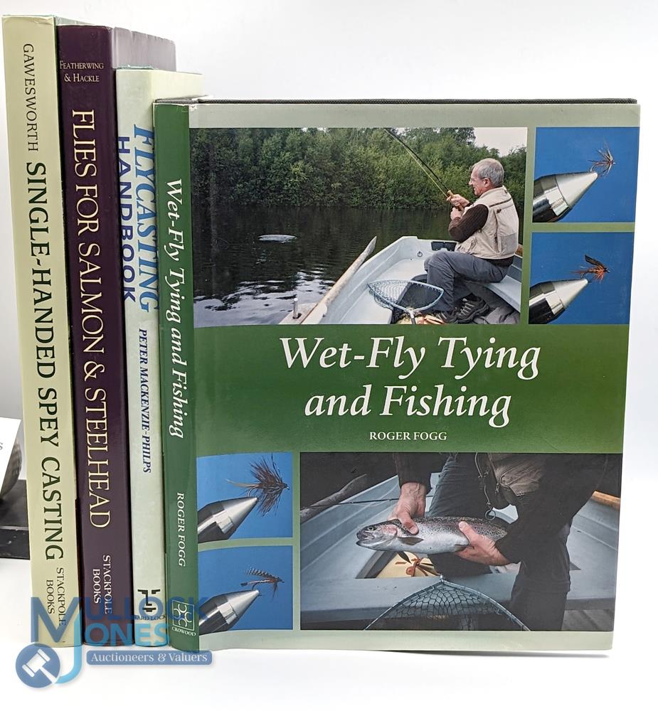 Flyfishing Flycasting Books, to include Flycasting Handbook Peter Mackenzie Philps 1991, Flies for