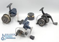 Abu Cardinal 55 spinning reel, full working bail, ratchet and drag, retains most original finish,