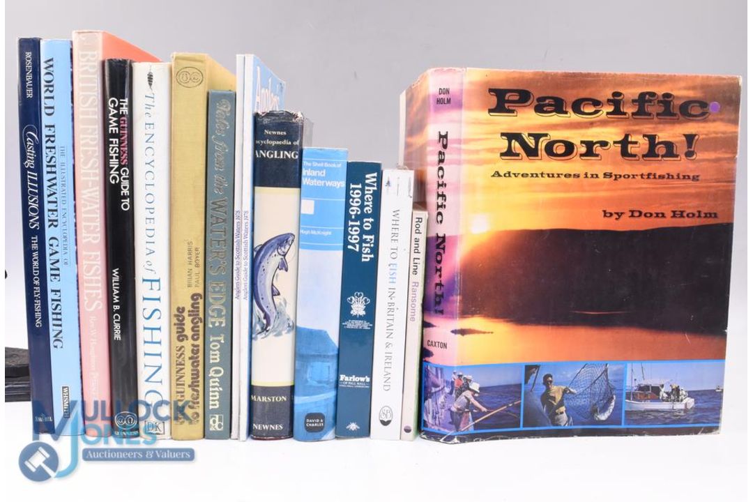 15x Fishing Books including Casting Illusions - The World of Fly-Fishing 1991 Tom Rosenbauer, The
