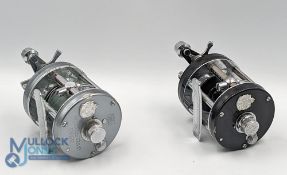 Abu Ambassadeur 6000C multiplier reel, 3 screw end plate, foot stamp 740202, chips to rims, and a