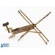 Farlows brass and iron line dryer - collapsible handle, missing winding handle - Image 1 of 2