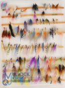 A large plastic case with a large collection of saltwater streamers - 17