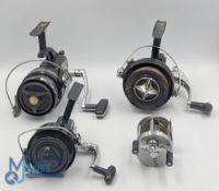 K P Morritts Intrepid Surfcast fixed spool reel - signs of use, bail needs attention; Angler 25