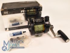 Penn Formula 10k Big Game fishing reel, made in USA, lever drag with preset, on/off ratchet check,