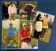 Collection of European PGA and Ryder Cup Golf Players colour press size photographs (5) to incl Seve