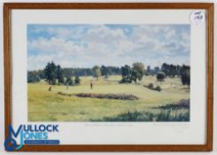 Walton Heath 16th Green Old Course signed ltd ed no. 9/250 by Julian Barrow - dated August 1997