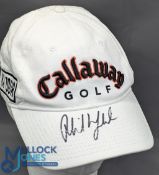 Phil Mickelson signed Galloway Golf Baseball Cap, HX tour