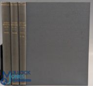 1948-1950 three bound volumes of the American Professional Golfer Magazines, 1950 a part year only