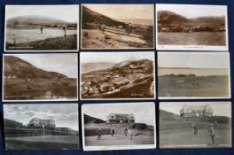 Interesting selection of early Welsh Golf Club postcards from the early part of 20th century onwards