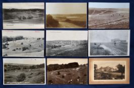 Interesting and varied collection of early English Golf Links postcards from the early 1900s onwards